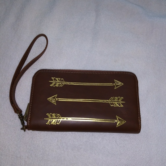 Women's Wallet for the Wrist Brown - Picture 3 of 5